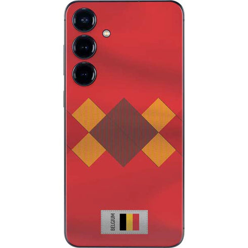 Belgium Soccer Flag Galaxy S25 Plus Skin